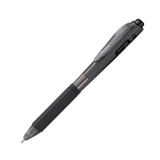 Wow! Retractable Ballpoint Pen, (1.0mm) Medium Tip, Black Ink – Ballpoint Pen | Pentel Stationery of Canada Ltd.