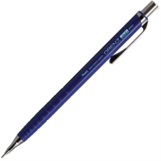 Orenz Retractable Mechanical Pencil (0.7mm) Blue Barrel, Pre-loaded with B Lead – Mechanical Pencil | Pentel Stationery of Canada Ltd.