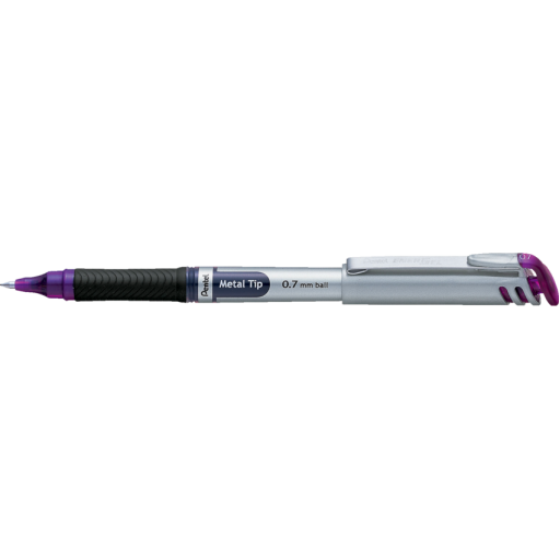 EnerGel Liquid Gel Pen, (0.7mm) Metal Tip, Capped, Violet Ink – Gel Roller Pen | Pentel Stationery of Canada Ltd.