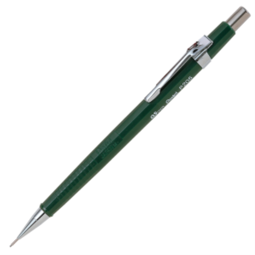P200 Mechanical Pencil (0.5mm) Green Barrel – Mechanical Pencil | Pentel Stationery of Canada Ltd.