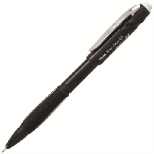 Twist-Erase GT (0.7mm) Retractable 1-Click Mechanical Pencil, Transparent Black Barrel – Mechanical Pencil | Pentel Stationery of Canada Ltd.