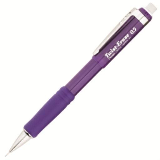 Twist-Erase III Retractable Mechanical Pencil (0.5mm), Violet Barrel – Mechanical Pencil | Pentel Stationery of Canada Ltd.