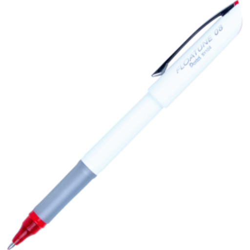 Floatune Roller Ball Pen 0.8mm Red Ink – Rollerball Pen and Refills | Pentel Stationery of Canada Ltd.