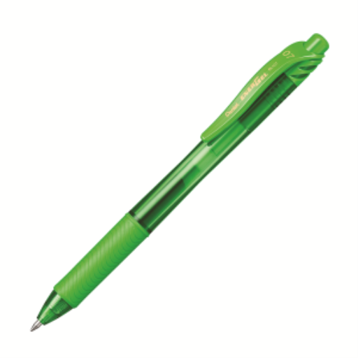 EnerGel-X Retractable Gel Roller, (0.7mm) Metal Tip, Lime Green Ink – Gel Roller Pen | Pentel Stationery of Canada Ltd.