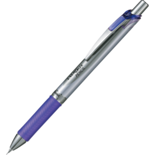 EnerGize Retractable Mechanical Pencil (0.5mm) Violet Accents – Mechanical Pencil | Pentel Stationery of Canada Ltd.