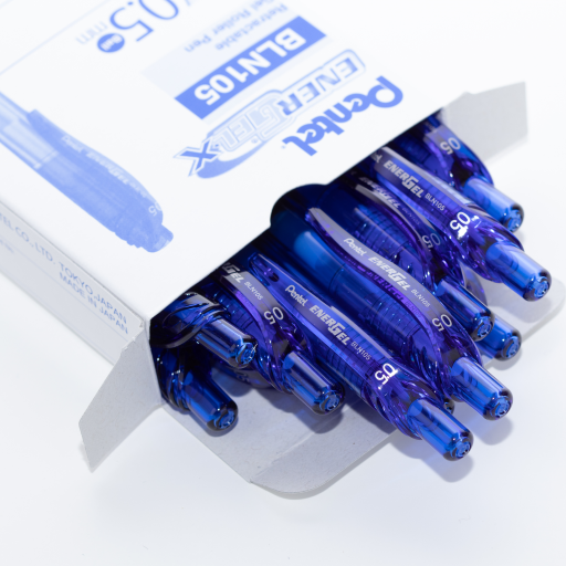 EnerGel-X Retractable Gel Roller, (0.5mm) Needle Tip, Blue Ink – Gel Roller Pen | Pentel Stationery of Canada Ltd.