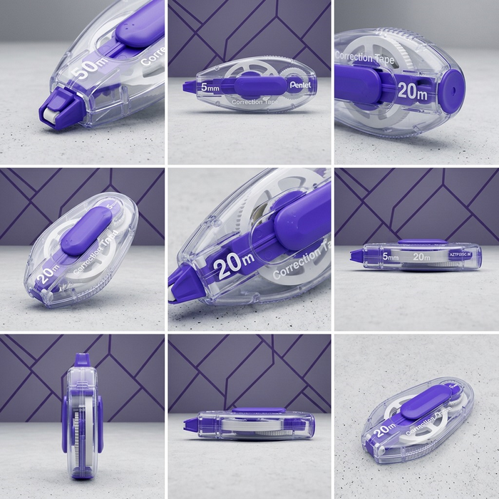 Pentel Retractable Correction Tape 5mm x 20M – Default | Pentel Stationery of Canada Ltd.