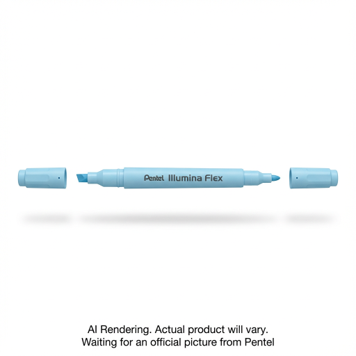 Illumina Flex Liquid Highlighter, Dual Tip - Chisel and Bullet, Pastel Sky Blue – Highlighter | Pentel Stationery of Canada Ltd.