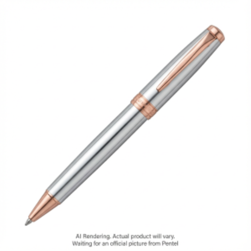 Sterling (0.7mm) Rose Gold Barrel, Black Ink, 1PC with Gift Case – Gel Roller Pen | Pentel Stationery of Canada Ltd.