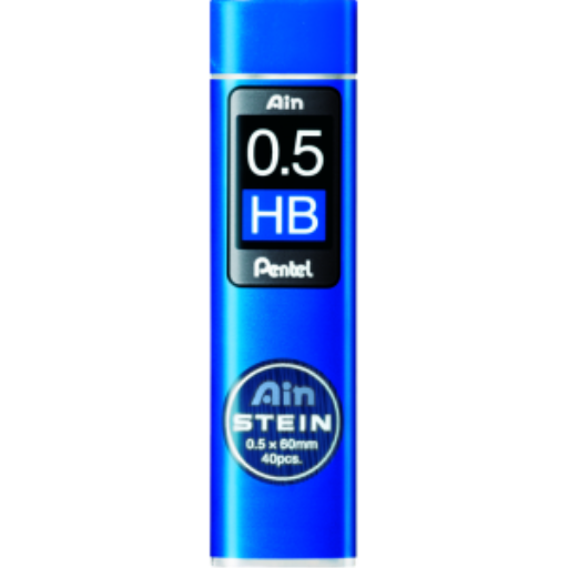Ain Stein Lead Refill (0.5mm), HB, 40 Leads per Tube – Lead | Pentel Stationery of Canada Ltd.