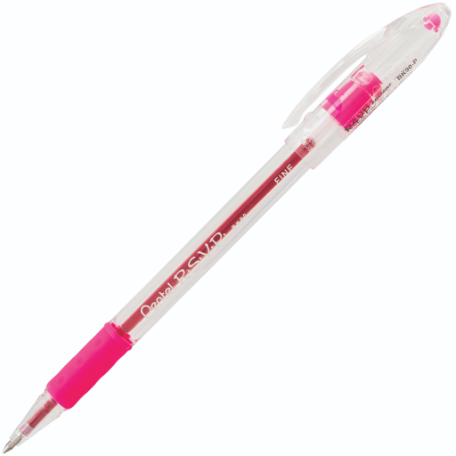 R.S.V.P. Ballpoint Pen, (0.7mm), Pink Ink – Ballpoint Pen | Pentel Stationery of Canada Ltd.
