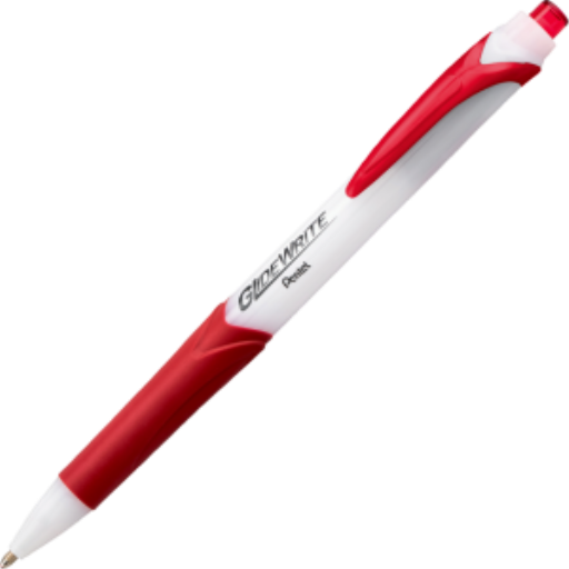 GlideWrite Ballpoint Pen with TechnIFlo Ink, (1.0mm) Bold Point, Red Ink – Ballpoint Pen | Pentel Stationery of Canada Ltd.