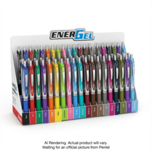 EnerGel Retractable Gel Roller, (0.7mm), Assorted Colours, Open Stock Display 120 PCS – Gel Roller Pen | Pentel Stationery of Canada Ltd.