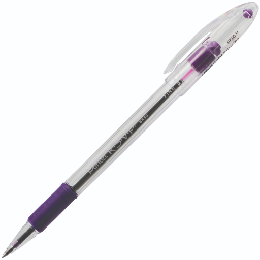 R.S.V.P. Ballpoint Pen, (0.7mm), Violet Ink – Ballpoint Pen | Pentel Stationery of Canada Ltd.