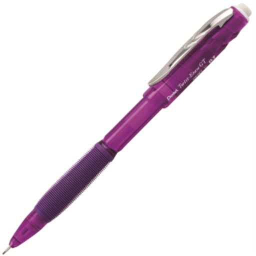 Twist-Erase GT (0.7mm Retractable 1-Click Mechanical Pencil Transparent Violet – Mechanical Pencil | Pentel Stationery of Canada Ltd.