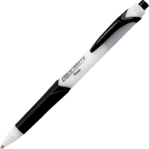 GlideWrite Ballpoint Pen with TechnIFlo Ink, (1.0mm) Bold Point, Black Ink – Ballpoint Pen | Pentel Stationery of Canada Ltd.