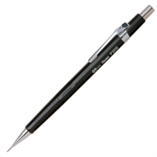 P200 Mechanical Pencil (0.5mm) Black Barrel – Mechanical Pencil | Pentel Stationery of Canada Ltd.
