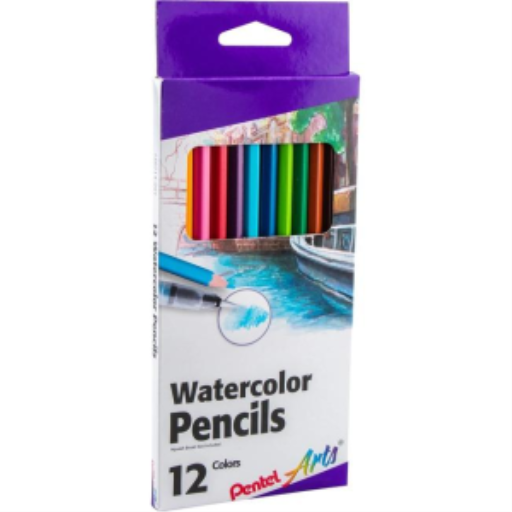Pentel Arts WaterColour Pencil Set - Assorted Colours, 12-Pack – Watercolour & Watercolour Pencil | Pentel Stationery of Canada Ltd.