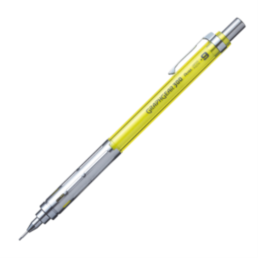 GraphGear 300 Mechancial Drafting Pencil (0.9mm), Yellow Accents – Mechanical Pencil | Pentel Stationery of Canada Ltd.