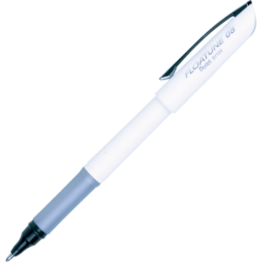 Floatune Roller Ball Pen 0.8mm Black Ink – Rollerball Pen and Refills | Pentel Stationery of Canada Ltd.