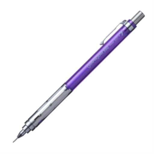 GraphGear 300 Mechancial Drafting Pencil (0.7mm), Violet Accents – Mechanical Pencil | Pentel Stationery of Canada Ltd.