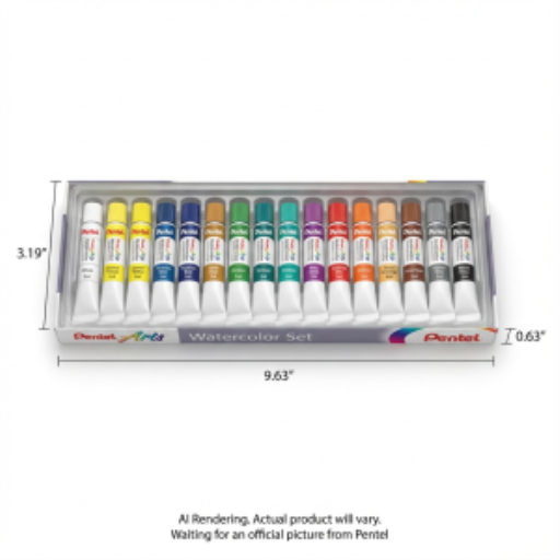 Pentel Arts Water Colours Assorted Colours, 18-Pk – Watercolour & Watercolour Pencil | Pentel Stationery of Canada Ltd.