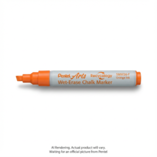 Pentel Arts Wet Erase Chalk Marker, Small Chisel Tip, Orange Ink – Wet Erase Marker | Pentel Stationery of Canada Ltd.