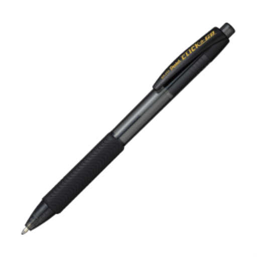 Click-N-Go Retractable Ballpoint Pen, (1.0mm), Black Ink – Ballpoint Pen | Pentel Stationery of Canada Ltd.