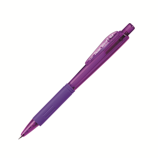 Wow! Retractable Mechanical Pencil (0.7mm), Violet Barrel – Mechanical Pencil | Pentel Stationery of Canada Ltd.