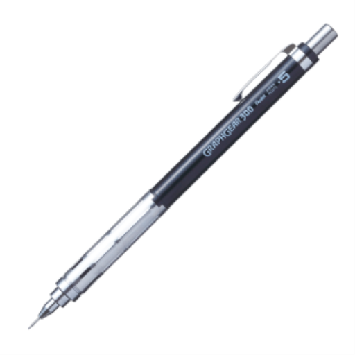 GraphGear 300 Mechancial Drafting Pencil (0.5mm), Black Accents – Mechanical Pencil | Pentel Stationery of Canada Ltd.