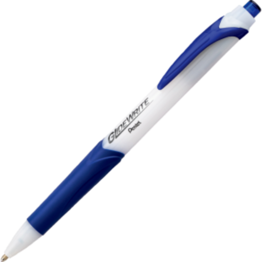 GlideWrite Ballpoint Pen with TechnIFlo Ink, (1.0mm) Bold Point, Blue Ink – Ballpoint Pen | Pentel Stationery of Canada Ltd.