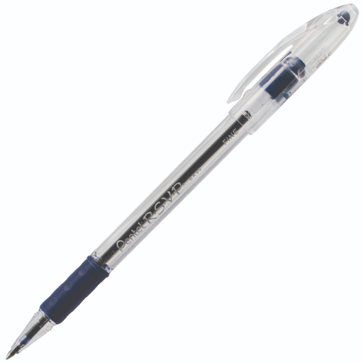 R.S.V.P. Ballpoint Pen, (0.7mm), Blue Ink – Ballpoint Pen | Pentel Stationery of Canada Ltd.
