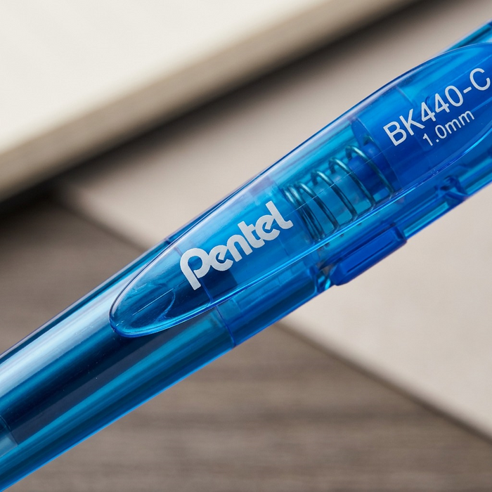 Wow! Retractable Ballpoint Pen, (1.0mm), Blue Ink – Ballpoint Pen | Pentel Stationery of Canada Ltd.