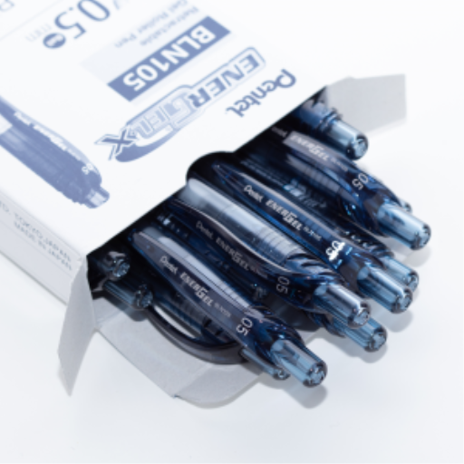 EnerGel-X Retractable Gel Roller, (0.5mm) Needle Tip, Navy Blue Ink – Gel Roller Pen | Pentel Stationery of Canada Ltd.
