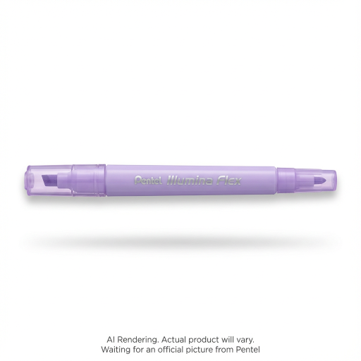 Illumina Flex Liquid Highlighter, Dual Tip - Chisel and Bullet, Pastel Violet – Highlighter | Pentel Stationery of Canada Ltd.