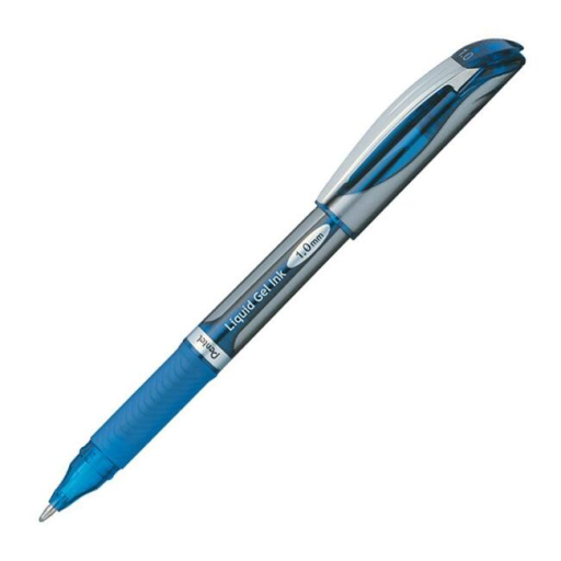 EnerGel Retractable Gel Roller, (1.0mm) Metal Tip, Blue Ink – Gel Roller Pen | Pentel Stationery of Canada Ltd.