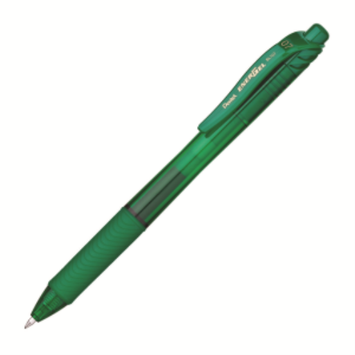 EnerGel-X Retractable Gel Roller, (0.7mm) Metal Tip, Green Ink – Gel Roller Pen | Pentel Stationery of Canada Ltd.