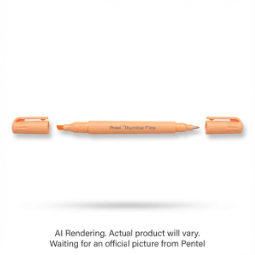 Illumina Flex Liquid Highlighter, Dual Tip - Chisel and Bullet, Pastel Orange – Highlighter | Pentel Stationery of Canada Ltd.
