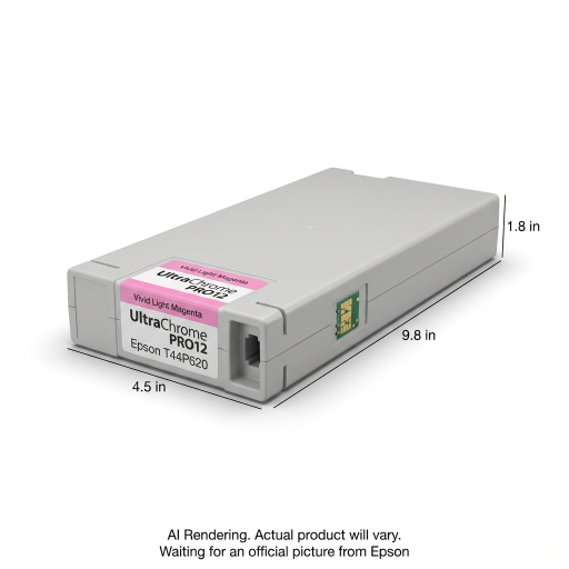 Epson T44H T44H3N Genuine UltraChrome PRO12 Vivid Light Magenta Ink – 350 mL
