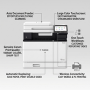 Canon Color imageCLASS MF751Cdw II - Multifunction, Duplex, Wireless, Laser Printer - White