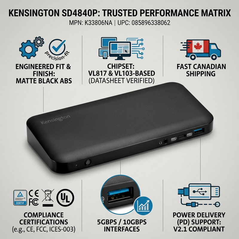 SD4840P USB-C TRIPLE VIDEO DOCK