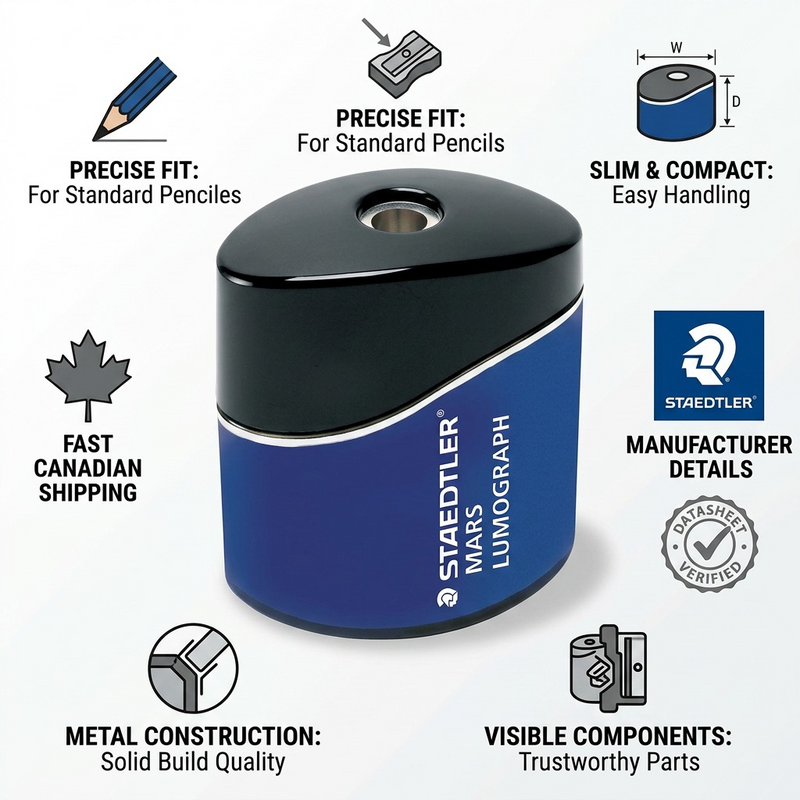 511-100-A6 STAEDTLER-Mars Limited SHARPENER METAL OVAL