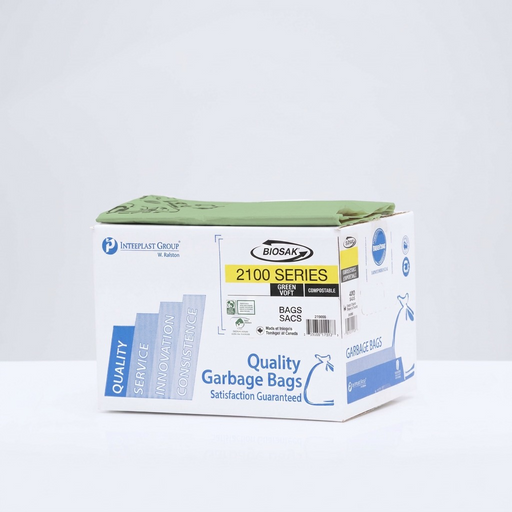 20 X 22 Green 400 Bags Compostable
