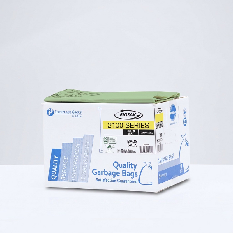 30 X 38 Green 125 Bags Compostable