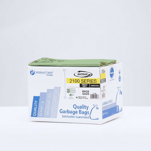 22 x 24 Green 300 bags Compostable