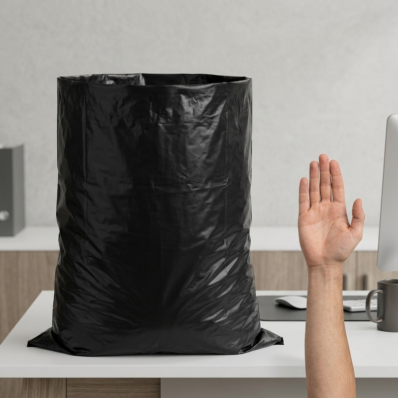 35 X 47 PK/125 Strong Black Bags