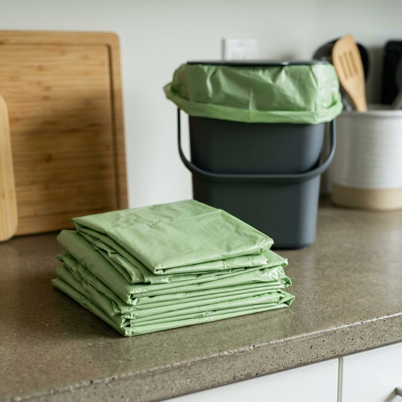 25 X 30 Green 200 Bags Compostable