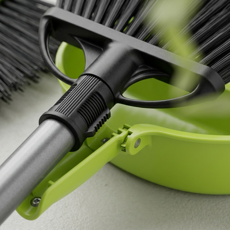 10" Angle Broom with 9" E-Z Clean Dustpan - Combo