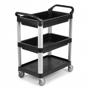 Utility Cart Small - Black 33"L x 17"W x 37H