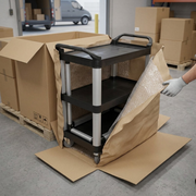 Utility Cart Small - Black 33"L x 17"W x 37H